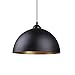 Produktbild Modern Nordic Industrielle Vintage Pendelleuchte Hängeleuchter Kronleuchter Hängelampe Deckenleuchte 11,81" Breite Lampe für Küchen Esszimmer - Schwarz