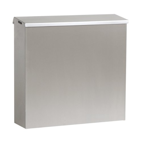 Preisvergleich Produktbild Max Knobloch Edelstahlbriefkasten Zaunbriefkasten Edelstahl 17 Liter Chicago