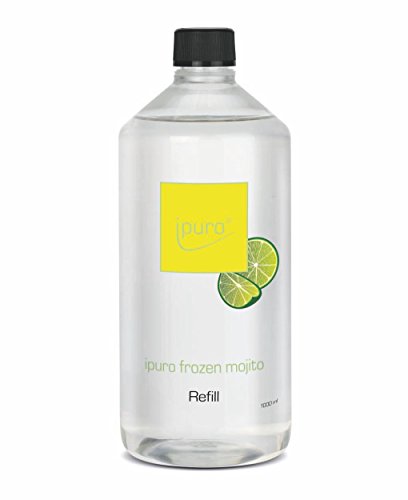 iPuro Nachfüllflasche FROZEN MOJITO 1000ml, inklusive 5 Original Duftstäbchen