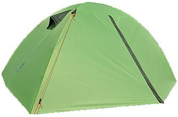 2 persons Tent Double Backpacking Tents One Room Camping Tent >3000mm Fiberglass OxfordMoistureproof/Moisture Permeability Waterproof , green
