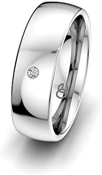 "Moncoeur Classic Wedding Love Ring + Wedding Band 925 Sterling Silver + Women Wedding Ring Swarovski + Wedding Band For Women Sterling Silver Swarovski + Perfect Fit + Luxury Gift Box " (Q)