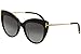 Produktbild Boucheron - BC0016S, Schmetterling, Acetat, Damenbrillen, BLACK LIGHT GOLD/GREY SHADED(001 B), 53/0/0