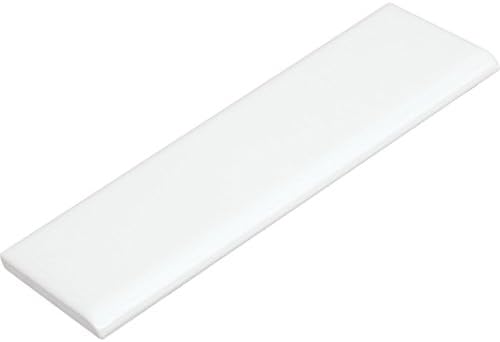Interceramic 2 x 6" White Side Trim Ceramic Tile Package of 30