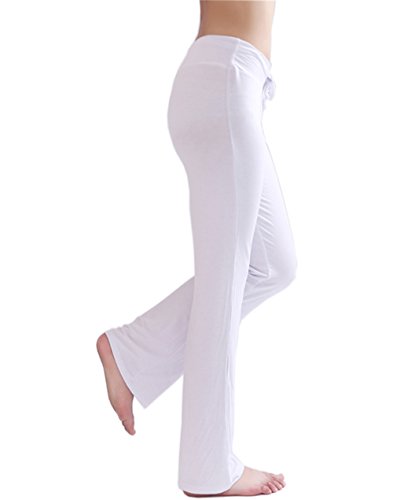 HOEREV Frauen Soft Modal Slimming Hose Yoga Hosen Pyjama-Hose - 3
