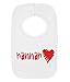 Personalised Scribble Heart Name Custom Pullover Baby Bib
