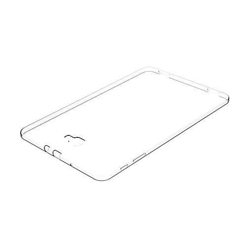 EasyAcc Samsung Galaxy Tab A 10.1 Hülle TPU Transparent Case für Samsung Galaxy Tab A (2016) T585N/ T580N (10,1 Zoll) Cover Durchsichtig TPU Crystal Clear Case Backcover Slimcase - 7