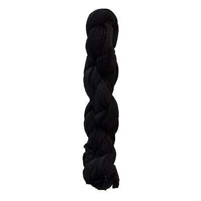 Toutacoo, Foulard, Chèche, Echarpe, Tressé 100% Coton 1-Noir - Couleur Noir