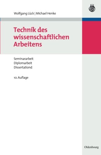 Verkauf  Technik des wissenschaftlichen Arbeitens: Seminararbeit, Diplomarbeit, Dissertation