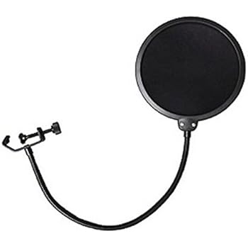 SOULWIT 2 Stück Mikrofon Pop Filter Für Shure MV6 - Windschutz & Plosivschutz