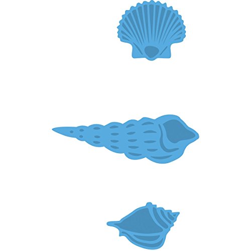 Marianne Design Creatables Troqueles con diseño Conchas de Mar, Metal, Azul, 2,3 x 2,1 x 0,4 cm