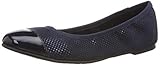 Eingefasster Saum/Kante s.Oliver Damen 5-5-22118-22 825 Geschlossene Ballerinas, Navy Dots, 38 EU