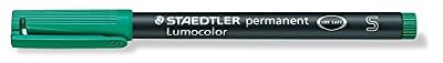 Staedtler - LumoColor 313 - Feutre Permanent Pointe SuperFine 0,4 mm Vert
