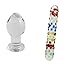 Produktbild 2er Set, Erotoy Designer Anal Butt Plug Crystal Penis