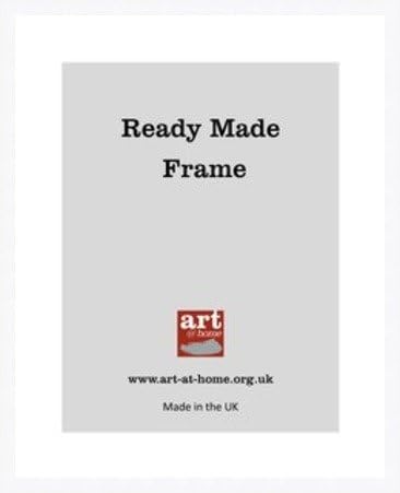 A3 (297mm x 420mm) Mono Range Thin White Wooden Photo Frame with mount and perspex window