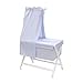 Cambrass 46 x 78cm Bed Wood Canopy (Blue/ White)