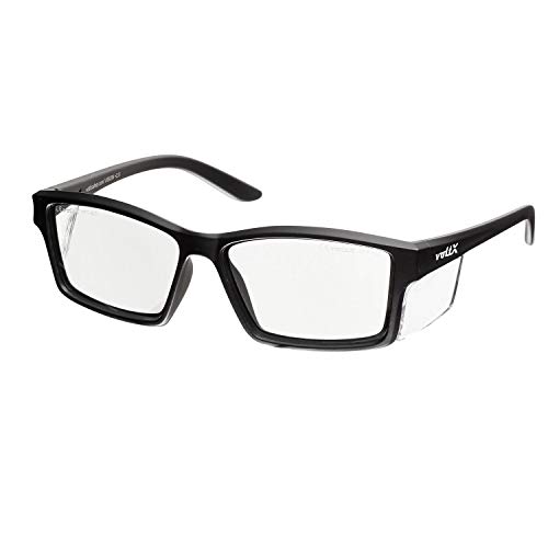 Preisvergleich Produktbild voltX 'Vision' Sicherheitsleser, Vollverglaste Sicherheitsbrille (+4.0 Dioptre, klare Linse) CE EN166ft Zertifiziert - beschlagfreie UV400 Linse