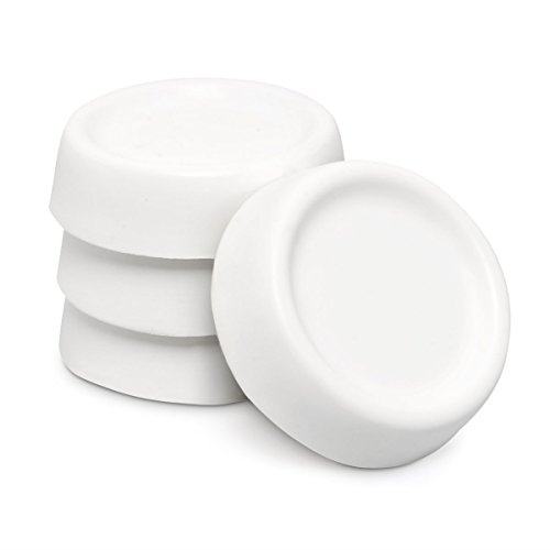 Preisvergleich Produktbild DeliaWinterfel 4er Schwingungsdämpfer / 4 Stück / weiß by