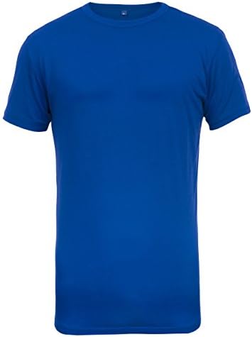Mens T-Shirt, Denim Blue - L, Bamboo &amp; Organic Cotton Jersey style T Shirt