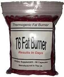 T6 FAT BURNER X 60 CAPSULES '' BUY 2 GET 1 FREE '' - FOR WEIGHT LOSS, APPETITE SUPPRESSANT, BOOST METABOLISM - FOR BOTH MALE AND FEMALE