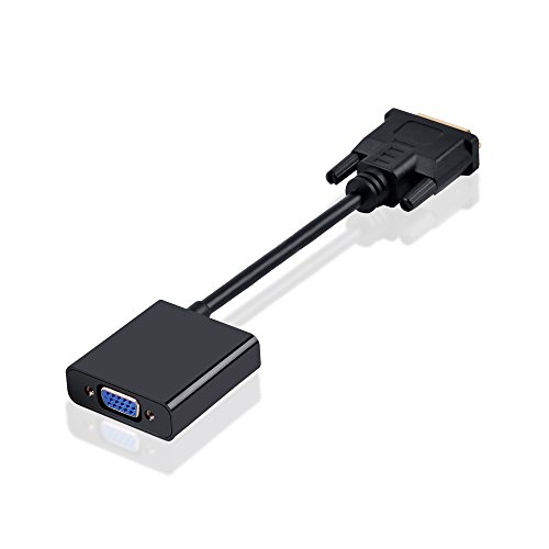 V.TOP DVI auf VGA Aktives Video Adapter / Konverter Kabel (DVI zu VGA, 1080p, Schwarz) - 3