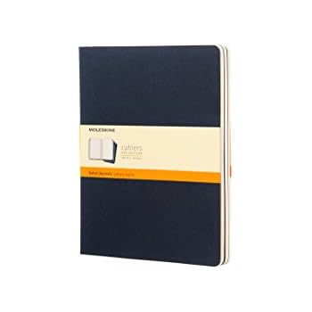 Moleskine - Set De 3 Cahiers Quadrillés Grand Format - Couverture Souple 13x21 Cm Noir - Idéal Notes, Croquis