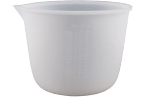 GIVBRO Silikon-Messbecher, 1000 ml, Silikon-Mischbecher für Heimwerker, Harz, Klebewerkzeuge, Kunst, Wachsen