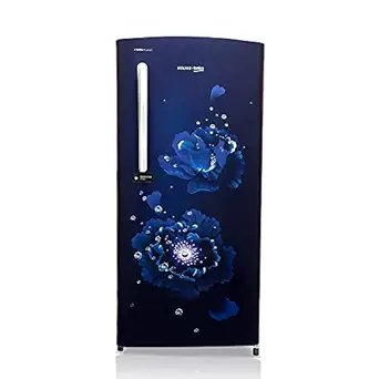 Voltas beko 195 L Direct Cool Single Door 3 Star Refrigerator (Fairy Flower Blue, RDC215CFBSX/EXTH)