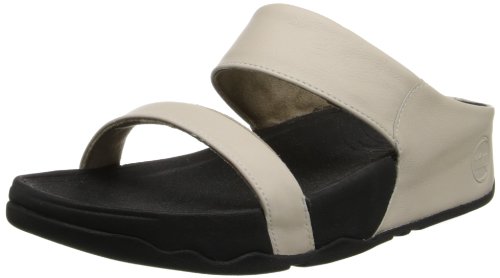 Fitflop Lulu Slide Sandals White 6 UK