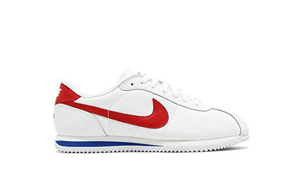 nike cortez classic white red