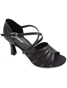 So Danca Latein Salsa Rumba Tango Tanz Schuhe BL 160 Chromledersohle, Absatz 6,4 cm