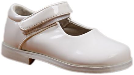 Festive Baby Shoes Ballerina Style PD 01 Cream Ivory Patent Shoes Size 24
