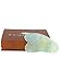 Pure Jade Gua Sha In Traditional Silk Lined Box By White Lotus Anti Aging, Individually Hand Carved Gua Sha Scraping Boards Provide The Ultimate Therapeutic And Anti Aging Massage From The Far East