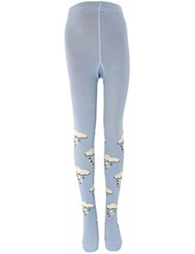 Baby Kinder Strumpfhose Motiv Wolke mit Regentropfen