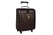 Nerita Leather Trolley Bag in Brown Color with Four wheels with Laptop compartments (NE_97) RS.5900.00