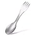 Produktbild Shenye 2PCs Titan Spork, Göffel, Messer Gabel Löffel Kombi,Leichtes Camping-Besteck, Besteckset für Outdoor, Wandern, Backpacking und Freizeit Campingbesteck,Reisebesteck Leichtes Camping-Besteck