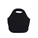 Produktbild Kühltasche Thermotasche Picknick Thermotasche Lunch Bag für Kinder, Isolierte Thermische Picknick Tasche Neopren Wasserdichte Outdoor Reise Tragbare Lebensmittel Aufbewahrungstasche(Schwarz)