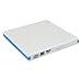 Produktbild Maikou ED08 Ultradünner mobiler USB 3.0 CD-Brenner-Recorder Universelles Laptop-Notizbuch Externes Laufwerk Mobiler DVD-Leser, weiß & blau