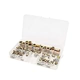 Tipo: Cabeza plana 100Pcs M3 M4 M8 Tuerca Remachable de Cabeza Plana Acero Al Carbono Chapado en Zinc Coche