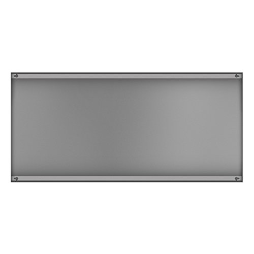 Apalis 108743 Magnettafel Memoboard Design Quer Metall Magnet Pinnwand Motiv Wand Stahl Küche Büro, 37 x 78 cm, dunkel grau - 4