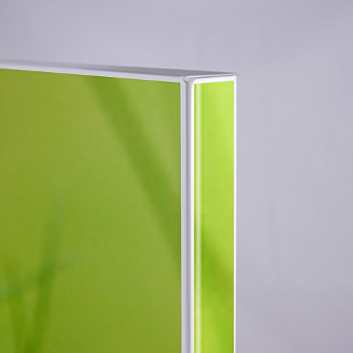 banjado – Pinnwand Magnettafel weiß 78cm x 37cm quer mit Motiv Blumenstrauß - 5