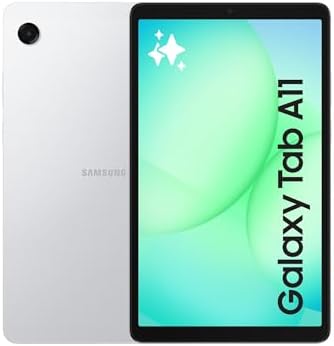 Samsung Galaxy Tab A11, 3 anni di garanzia, Tablet Android, WiFi, 4GB RAM, 64GB, Design compatto, 8.7" 90Hz Display, Silver [versione Italiana]
