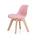 Produktbild DEI QI Kinder Stuhl Massivholz Student Chair Home Kleinen Stuhl Hocker Schreibstuhl Kindergarten Lernstuhl Sitz (Farbe : Rosa)