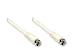 Produktbild Good Connections Antennenkabel F-Stecker an F-Stecker - weiß - 1,5m im BLISTER, GC-1337
