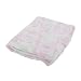Baby Girls Pink Rose Supersoft Fleece Wrap/Pram Blanket (75cm x 90cm) (Pink)