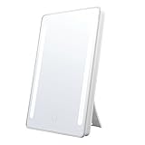 beleuchteter spiegel led BENUTZERFREUNDLICHER TOUCH-SCHALTER: Einfaches Drücken des Kreises auf der Vorderseite des Spiegels zum Einschalten des Lichts; die Helligkeit lässt sich je nach Wunsch einstellen