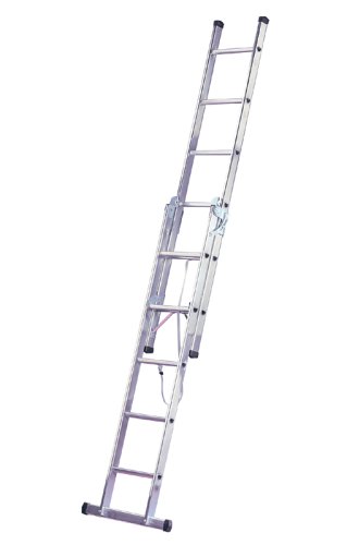 Hailo 1212-601 Alu-3-Wege-Haushaltsleiter L80 – 1×6+1×5 Sprossen - 3