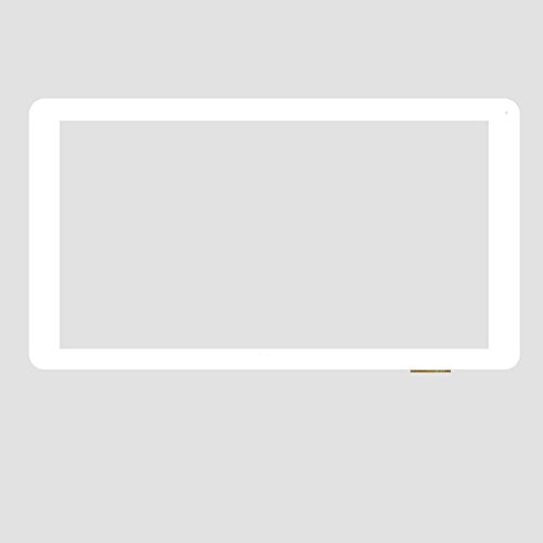 EUTOPING ® Blanco Color 10.1 Pulgadas Pantalla tactil Digital para SPC Glee 10.1 Quad Core