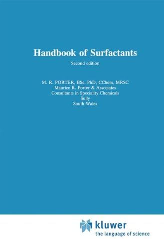 Handbook of Surfactants