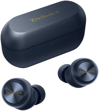 Technics EAH-AZ100E-A Auricolari Wireless con Cancellazione del Rumore, Bluetooth Multipoint, Voice Focus AI, Comode Cuffie In-Ear, Blu Notte