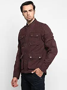 Royal Enfield Waxed Coated Jacket Red XL